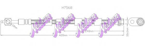 BROVEX-NELSON H7568 Гальмівний шланг