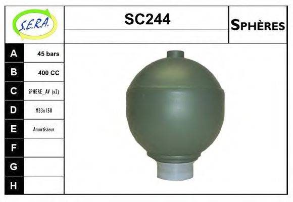 SERA SC244 Гідроакумулятор, підвіска/амортизація