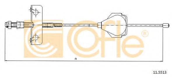 COFLE 115513 Трос, стоянкова гальмівна система