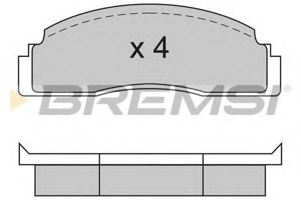 BREMSI BP2104