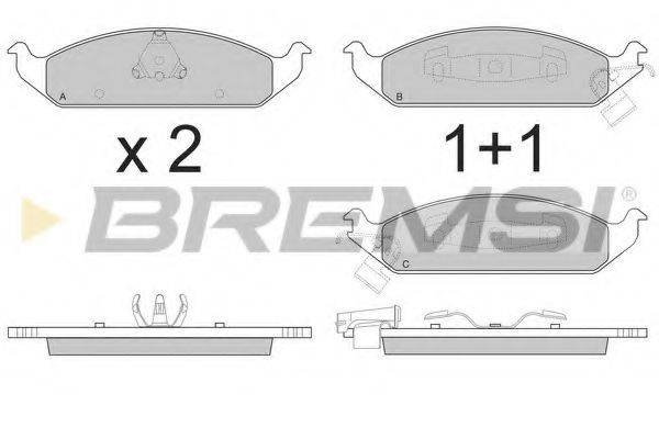 BREMSI BP2837