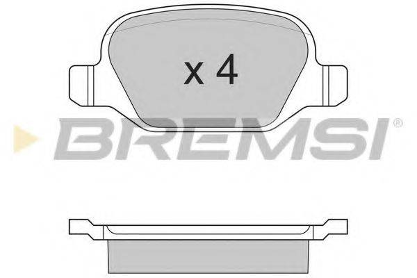 BREMSI BP2890