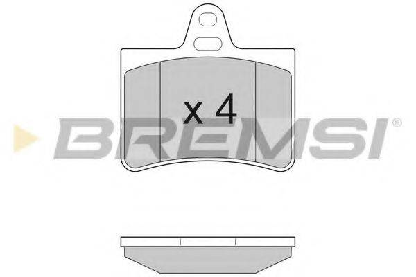 BREMSI 23305 Комплект гальмівних колодок, дискове гальмо