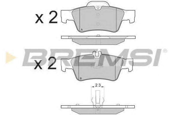 BREMSI BP3088