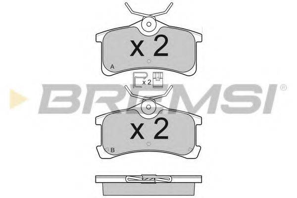 BREMSI 24013 Комплект гальмівних колодок, дискове гальмо