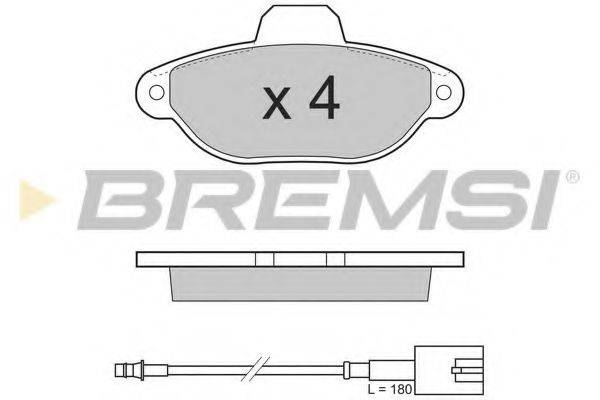 BREMSI BP3326