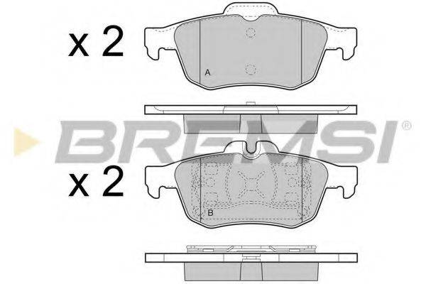 BREMSI BP3468