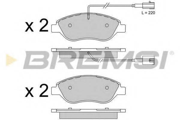 BREMSI BP3507