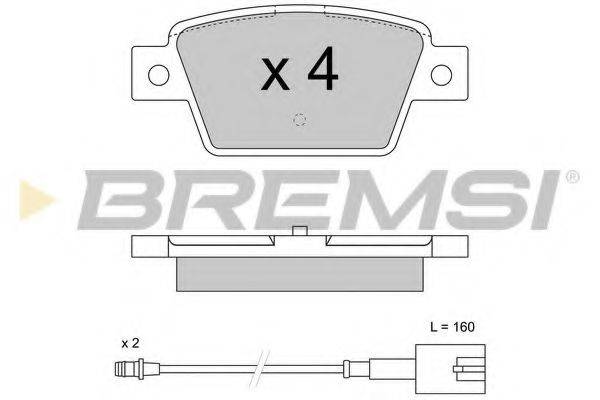 BREMSI BP3511