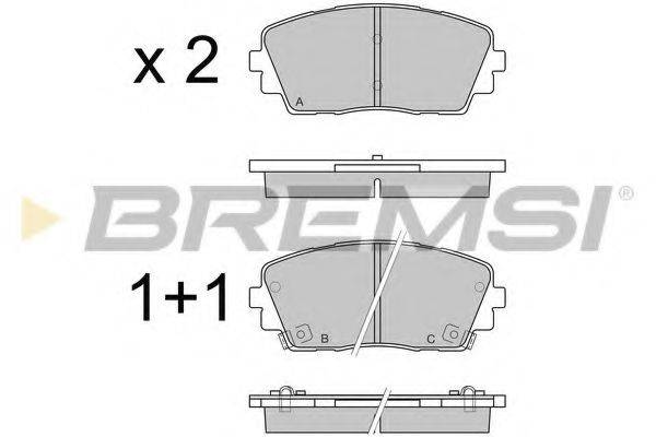 BREMSI BP3532