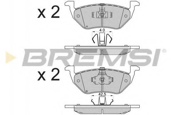 BREMSI BP3587