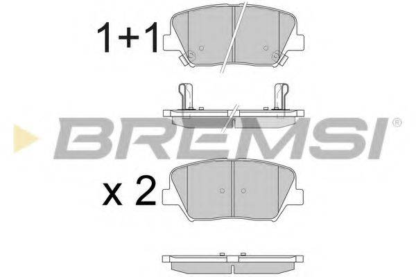 BREMSI BP3596