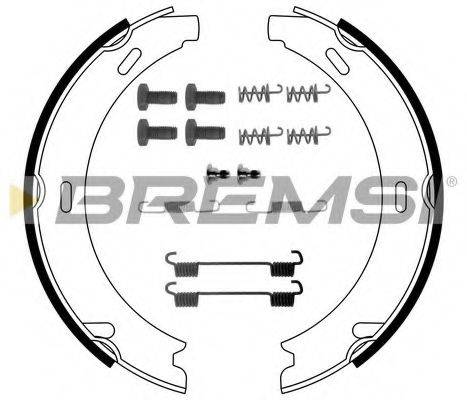 BREMSI GF03021 Комплект гальмівних колодок, стоянкова гальмівна система
