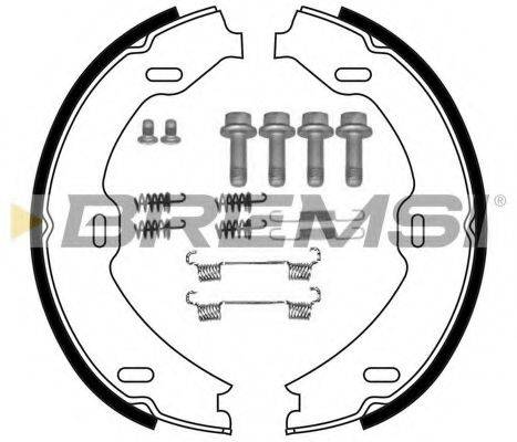 BREMSI GF03111 Комплект гальмівних колодок, стоянкова гальмівна система