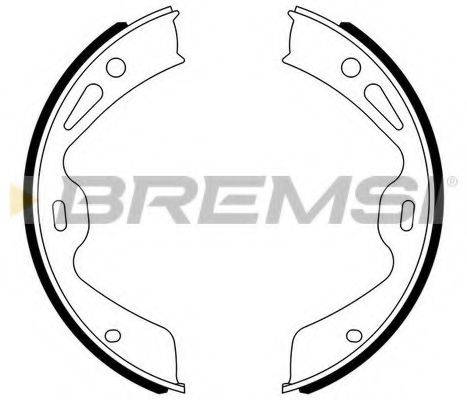 BREMSI GF0330 Комплект гальмівних колодок, стоянкова гальмівна система