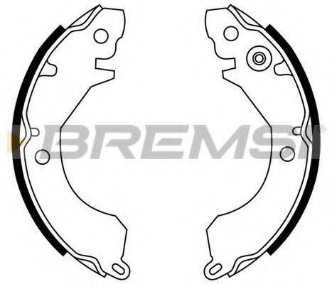 BREMSI GF0730 Комплект гальмівних колодок