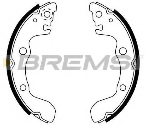 BREMSI 2753 Комплект гальмівних колодок