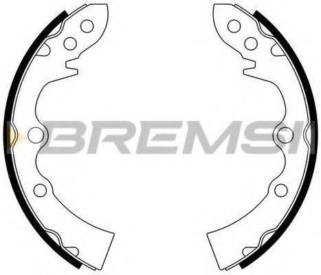 BREMSI GF0771 Комплект гальмівних колодок