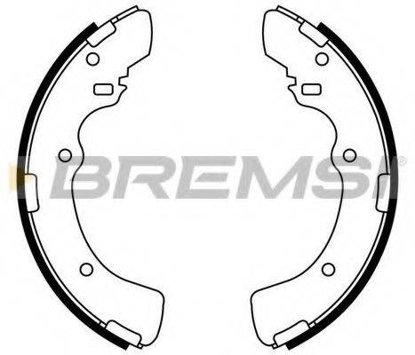 BREMSI GF0819 Комплект гальмівних колодок