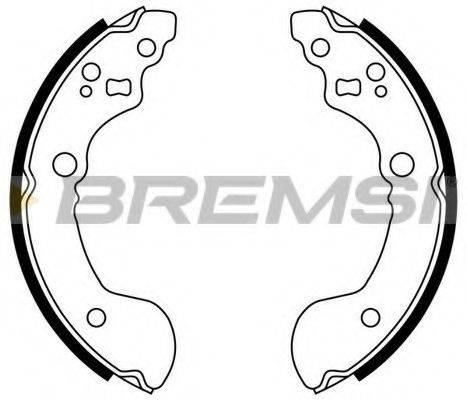 BREMSI 2860 Комплект гальмівних колодок