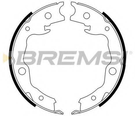 BREMSI GF0876 Комплект гальмівних колодок