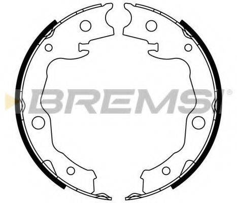 BREMSI GF0976 Комплект гальмівних колодок, стоянкова гальмівна система