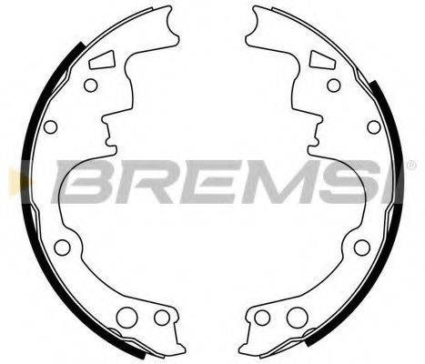 BREMSI 40514 Комплект гальмівних колодок