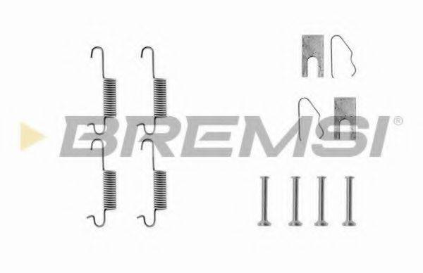 BREMSI SK0527 Комплектуючі, гальмівна колодка