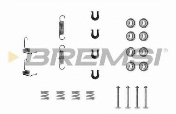 BREMSI SK0655 Комплектуючі, гальмівна колодка