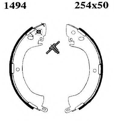 BREMBO H54010 Комплект гальмівних колодок