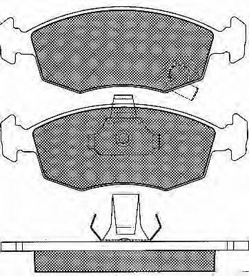 BSF 20029 Комплект гальмівних колодок, дискове гальмо