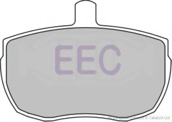 EEC BRP0061 Комплект гальмівних колодок, дискове гальмо