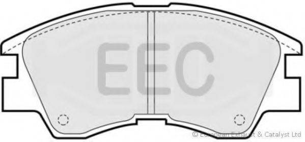 EEC BRP0602 Комплект гальмівних колодок, дискове гальмо