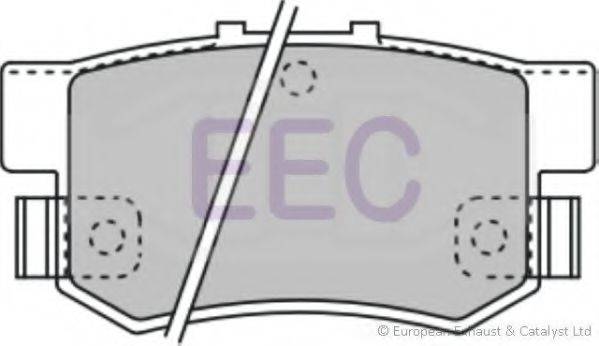 EEC BRP0680 Комплект гальмівних колодок, дискове гальмо