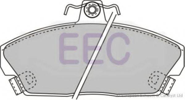 EEC BRP0689 Комплект гальмівних колодок, дискове гальмо