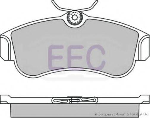 EEC BRP0692 Комплект гальмівних колодок, дискове гальмо