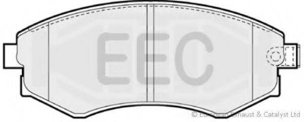 EEC BRP0719 Комплект гальмівних колодок, дискове гальмо