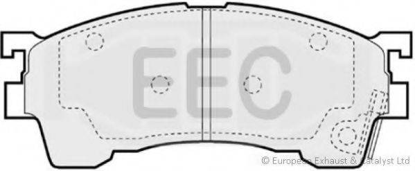 EEC BRP0765 Комплект гальмівних колодок, дискове гальмо