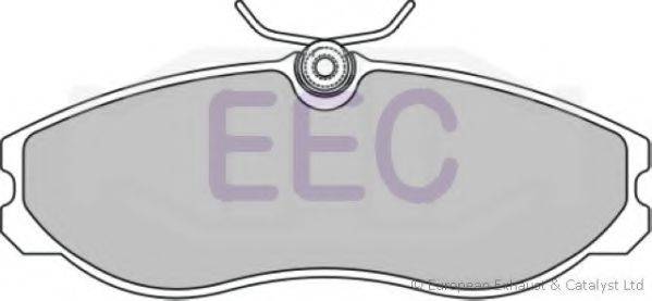 EEC BRP0806 Комплект гальмівних колодок, дискове гальмо