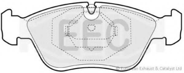 EEC BRP0813 Комплект гальмівних колодок, дискове гальмо