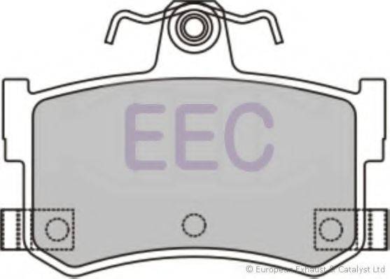 EEC BRP0834 Комплект гальмівних колодок, дискове гальмо