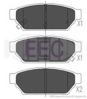 EEC BRP0894 Комплект гальмівних колодок, дискове гальмо