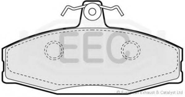 EEC BRP0924 Комплект гальмівних колодок, дискове гальмо