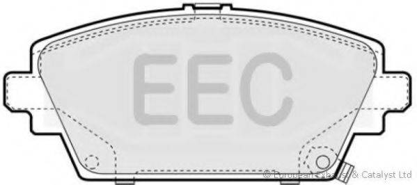 EEC BRP1043 Комплект гальмівних колодок, дискове гальмо