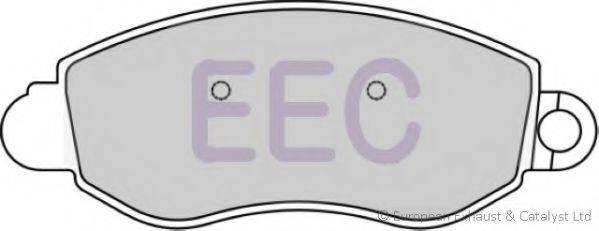 EEC BRP1167 Комплект гальмівних колодок, дискове гальмо