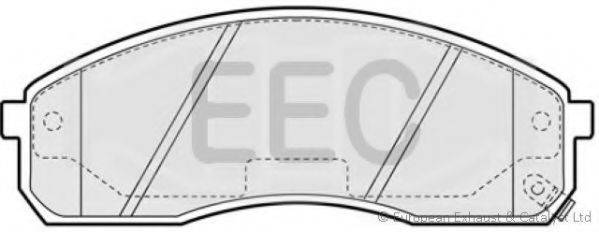 EEC BRP1207 Комплект гальмівних колодок, дискове гальмо