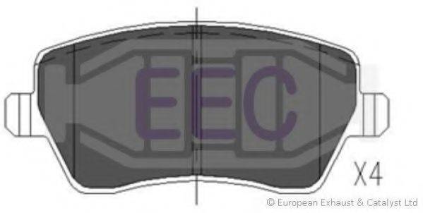 EEC BRP1466 Комплект гальмівних колодок, дискове гальмо