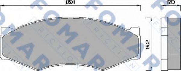 FOMAR FRICTION FO 441581