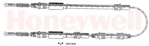 CEF FO02138 Трос, стоянкова гальмівна система