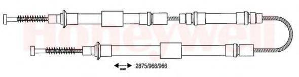 BENDIX 431301B Трос, стоянкова гальмівна система
